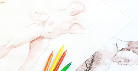 Drawing a human figure Drawing a human figure