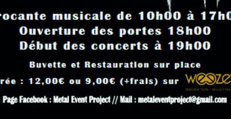 Affiche Metal Events -800300 Affiche Metal Events -800300